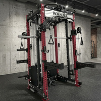 Système de poulies doubles réglables en métal pour la musculation à domicile, machine de tirage vertical mural, station de fitness pour le dos avec charge par plaques