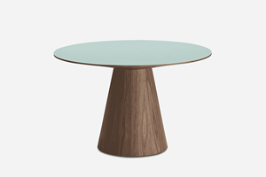 <span class=keywords><strong>Mesa</strong></span> de comedor de cristal de estilo moderno, <span class=keywords><strong>mesa</strong></span> de cocina redonda, <span class=keywords><strong>mesa</strong></span> de comedor de madera de <span class=keywords><strong>nogal</strong></span> Nórdico - Product Image 2