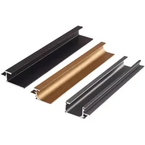 Ausreichend Lager Küchen schrank g Zug griffe Aluminium Extrusion profile Schwarz Gold Silber erhältlich