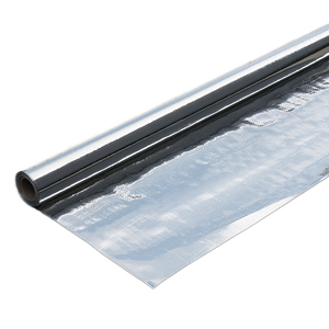 Tùy chỉnh chất lượng tốt Mpet + Dệt vải phim rạng rỡ rào cản đục lỗ kim loại lá phản chiếu xây dựng vật liệu cách nhiệt - Product Image 1