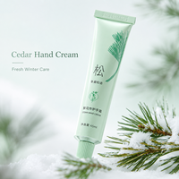 Crème pour les mains OEM ODM 45ml, parfum pin, hydratante, réparatrice pour peaux sèches, lissante, hydratante, vente en gros, coffret cadeau professionnel