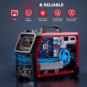 เครื่องเชื่อมอลูมิเนียม ARCCAPTAIN TIG200PACDC แบบพัลส์ 110V/220V สำหรับผู้จัดจำหน่าย - Product Image 2