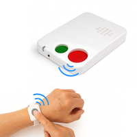 Bracelet d'urgence SOS pour appels d'urgence, alerte santé, soins aux personnes âgées, utilisation hospitalière, étanche, longue autonomie de la batterie, dispositif d'appel pour personnes âgées