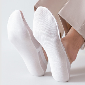 <span class=keywords><strong>Calcetines</strong></span> <span class=keywords><strong>Invisibles</strong></span> de Verano para <span class=keywords><strong>Hombre</strong></span>, Antideslizantes, Transpirables, de Malla, Mezcla de Poliéster y Algodón, Corte Bajo, para Zapatillas y Mocasines - Product Image 4