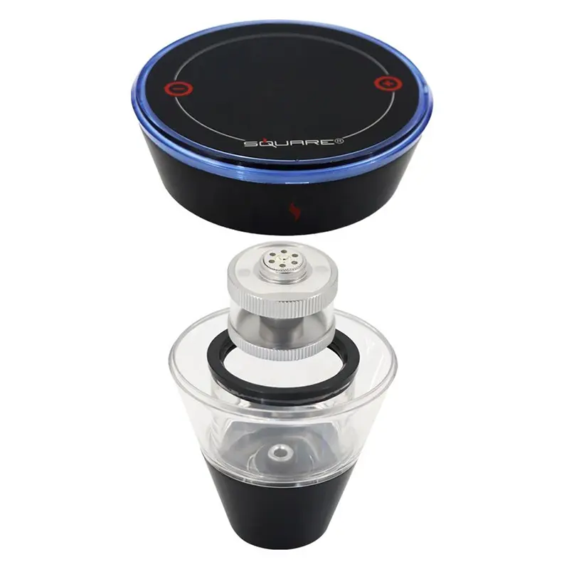 Factory Wholesale New High Quality Silicone Glass Electronic Evaporator Rechargeable Shisha Hookah Bowl