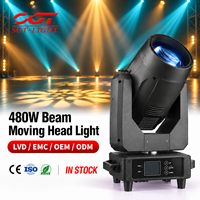 Projecteur à tête mobile Sharpy 480W professionnel RGBW avec gradation linéaire pour l'éclairage de scène de concert DJ