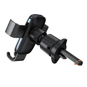 Soporte para Coche <span class=keywords><strong>Baseus</strong></span> Metal Age 3 Gravity (Versión para Rejilla de Ventilación) Negro C40467600111-01 Gris Espacial C40467600811-01 - Product Image 5