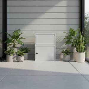 <span class=keywords><strong>Boîte</strong></span> à colis en acier SPCC sur pied, durable, facile à installer, avec cadre en tôle métallique, finition thermolaquée, pour la livraison de colis et la <span class=keywords><strong>boîte</strong></span> <span class=keywords><strong>aux</strong></span> <span class=keywords><strong>lettres</strong></span>. - Product Image 1