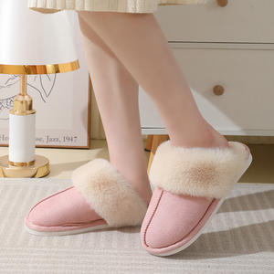 Pantuflas de Nailon y Gamuza Suave, Diseño Simple y Moderno de Sayoung, para Hombres y Mujeres, Pantuflas Cálidas para el Hogar, para Parejas - Product Image 2