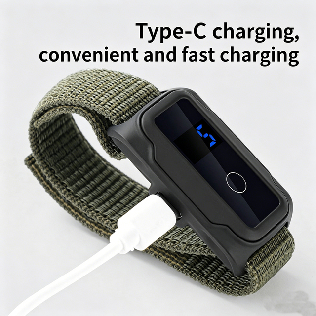 BolerGifts OEM Rechargeable Intelligent Anti-Dizziness Anti-Nausea Wristband Touch Control Plastic Material for Boating Car