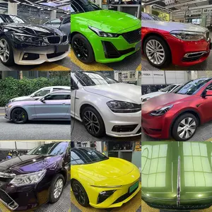 ฟิล์ม PVC รุ่นใหม่มาแรงสำหรับตกแต่งรถยนต์ ยี่ห้อ BKE  แบบยืดหยุ่น ซ่อมแซมตัวเองได้ ป้องกันรังสียูวี  วัสดุคุณภาพสูง หนา 6-6.5 มิล - Product Image 6