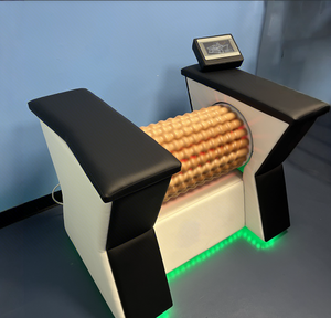 Rodillo de masaje de estructura ondulada inteligente Silla de masaje de máquina de rodillo de masaje de diseño portátil - Product Image 1