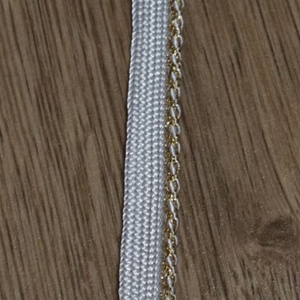 <span class=keywords><strong>La</strong></span> nueva colección Jiay presenta bordes dorados con letras, encaje, cordones decorativos, accesorios para prendas, cintas y - Product Image 4