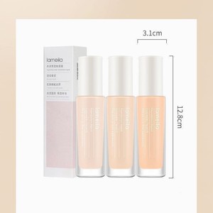 Lameila-corrector de cobertura completa, <span class=keywords><strong>Base</strong></span> facial de larga duración, a granel, transparente, <span class=keywords><strong>3</strong></span> colores, <span class=keywords><strong>Base</strong></span> de maquillaje - Product Image 4