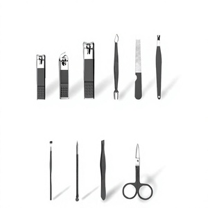 DANTRIC IMPLANTS Professional Stainless Steel <b>Nail</b> <b>Kit</b> 5 in 1 <b>Nail</b> Clipper Tools Set Classic Style Adult Use Color Box Packaging - Product Image 3