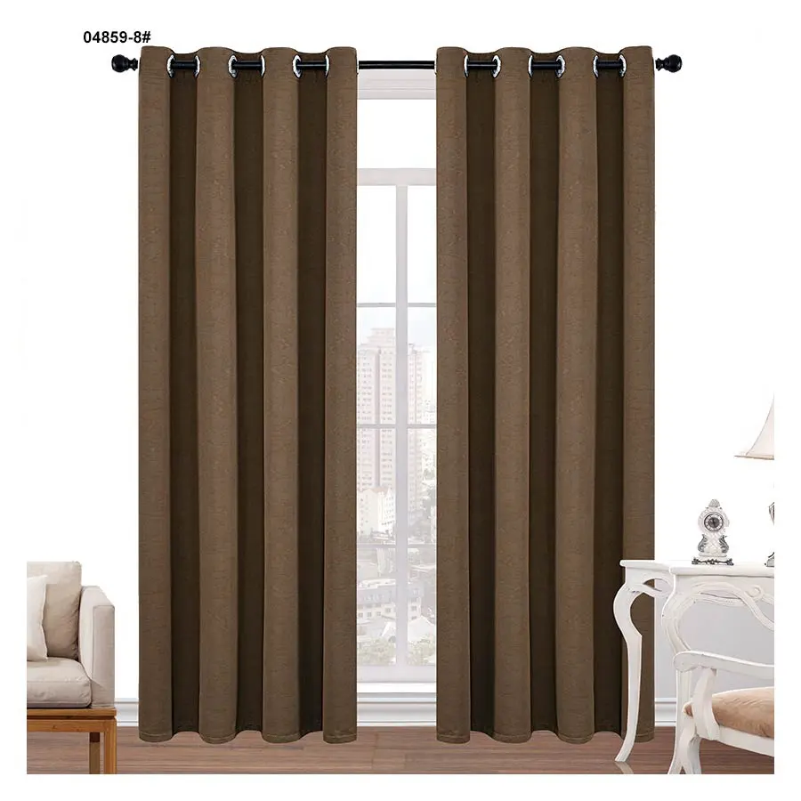 Coffee curtain high quality drawing room curtains export gardinen aus polen