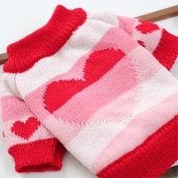 Gradient Heart Sweater Valentijnsdagcadeau voor katten en honden Liefde Schattig Warm Gezellig en Romantisch Feestelijke vakantie Heerlijk