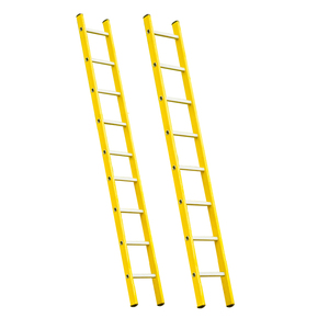 Échelle industrielle en aluminium à bas prix de 10 pieds, échelle isolante pour verre architectural, échelle verticale en PRV à marches - Product Image 1