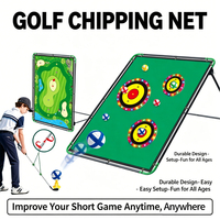 Setelan Latihan Golf Besi untuk Anak dengan Cincin Sensor dan Set Target Universal - Latihan Ayunan Edukatif yang Menyenangkan