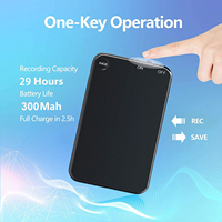 Grabadora Digital V15 Activada por Voz, 300mAh, 29H de Grabación Continua, Dictáfono con Reducción de Ruido HiFi para Reuniones