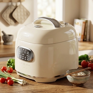 Cuisinière à riz multifonctionnelle avec cuve intérieure antiadhésive de 5 L, grande capacité, capacité de 5,0 L pour les repas en famille nombreuse. Energ - Product Image 1