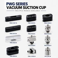 Ventosa de vacío ovalada larga serie Wenjin PWG para manipulación robótica, almohadilla de agarre de aire industrial para bolígrafos y objetos cilíndricos