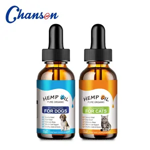 30ml Melhora a Pele Pet Hemp Oil Organic Hemp Seed Oil Para Cães E Gatos Ansiedade