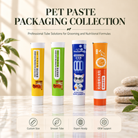 Tube souple en aluminium-plastique de qualité alimentaire pour suppléments pour animaux, avec logo personnalisé, pour crème et pommade pour chiens et chats, vente en gros