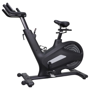 Bicicleta de <span class=keywords><strong>Spinning</strong></span> Magnética K-FIT GSP2303 con Pantalla LED, Volante de Inercia de 18 kg, Transmisión por Correa Autoalimentada, Consola Bluetooth, Ciclismo Indoor - Product Image 3