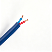Câble de haut-parleur professionnel 2 x 4 mm OFC biaxial non blindé 100 m, gaine PVC bleue, marque OEM pour l'audio