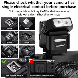 <span class=keywords><strong>Flash</strong></span> sans fil pour appareil photo F2 <span class=keywords><strong>Mini</strong></span>, <span class=keywords><strong>flash</strong></span> externe pour Canon <span class=keywords><strong>Nikon</strong></span> Sony Fuji Ricoh Gr3 - Product Image 4