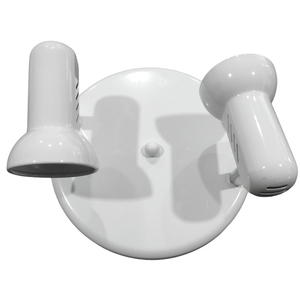 โคมไฟติดผนังสีขาว 2x E14 พร้อมแขนปรับได้สำหรับให้แสงสว่างภายในอาคาร - Product Image 1