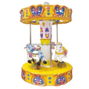 Manège de luxe 6 places sur le thème de l'anime pour parc d'attractions pour enfants, machine de jeu à monnayeur avec plateau tournant 3 places, matériel - Product Image 4