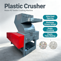 Broyeur de déchets plastiques industriels haute capacité, broyeur de plastique à un seul arbre pour usine de recyclage plastique