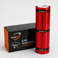 En stock, film de protection de phare Nanotek TPU, hydrophobe, résistant à l'usure, film de protection pour tous les phares de voiture