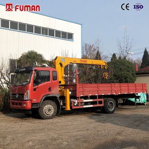 מנוף משאית נייד 5 טון של פומן, מנוף טלסקופי מפרקי, מנוף רכוב על משאית - Product Image 3