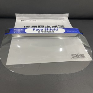 Masque de protection médical transparent anti-buée avec film double face, anti-poussière, anti-éclaboussures, résistant à l'huile, modèle à bandeau - Product Image 4