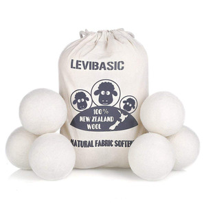 Taixiang Boules <span class=keywords><strong>de</strong></span> séchage 100% <span class=keywords><strong>laine</strong></span>, lot <span class=keywords><strong>de</strong></span> 6, écologiques, <span class=keywords><strong>de</strong></span> qualité supérieure, pour usage domestique - Product Image 1