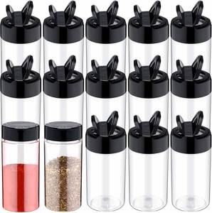 Wholesale Eco-Friendly PET Plastic <b>Spice</b> Bottle & Jar 8oz with Butterfly Cap and Dual/Single Opening - Product Image 1