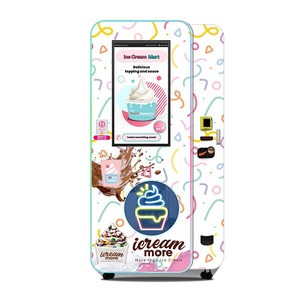 Máquina Expendedora de helados totalmente automática Máquina de helados de alimentos congelados con sabor delicioso con mermelada, nueces para pequeñas empresas - Product Image 4