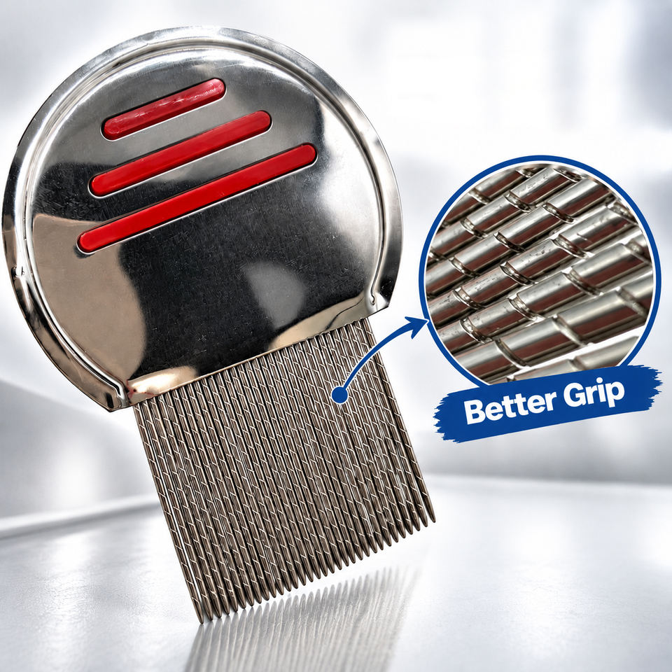 Fine Tooth Comb Pet Comb Pet Grooming Comb Dog Lice Detangling Cat ...