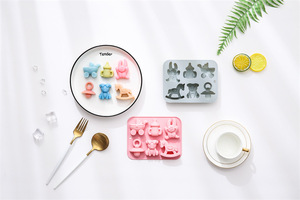 Baby Theme Design Nonstick Silicone <b>Cake</b> <b>Molds</b> Food-Grade Reusable Cute Silicone Magnetic Chocolate Candy & Ice DIY <b>Mold</b> - Product Image 4