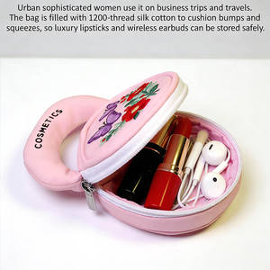 Bolsa Organizadora <span class=keywords><strong>de</strong></span> Mano Mini Bordada con Diseño Personalizable, <span class=keywords><strong>de</strong></span> Piel Sintética Suave y Linda, para Mujeres a la Moda - Product Image 4