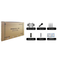 Pizarra Interactiva de 86 Pulgadas, Pantalla LCD IPS, 40 Puntos Táctiles, Resolución 4K, Sistema Operativo Android/Windows, para Educación y Reuniones