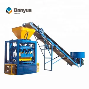 Qt4-24 Building Block Making Machine Cement Construction Works Interlocking Brick Machine In South Africa