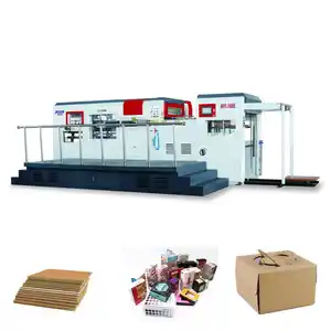 1080 1060 1050 Mm Automatic Pizza Box Paper Cup Cardboard Die Cutting And Stripping Machine