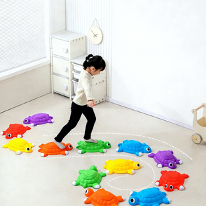 Set di 6 Pietre di Equilibrio a Forma di Tartaruga per Bambini, Antiscivolo, per Gioco Interno/Esterno con Feedback Sensoriale Interattivo - Product Image 4