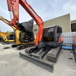 Mini-pelleuse hydraulique Doosan DX55 d'occasion, 5 tonnes, moteur Yanmar, vente chaude, prix abordable à Shanghai - Product Image 5
