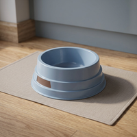 Gamelle automatique pour chat et chien en plastique et acier inoxydable durable, fabrication italienne, utilisation intérieure portable avec système d'alimentation alimenté par batterie