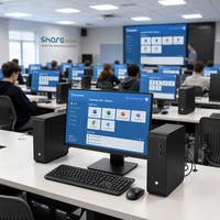 Mini PC de bureau Sharerdp haute performance Core i3 10e génération 10110U, ordinateur de jeu, LAN, WiFi 6E, triple affichage 4K, boîtier en aluminium
